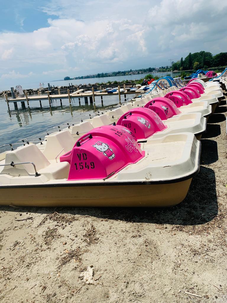Pedalino, base nautique Vidy Lausanne, pédalos et SUP sur le lac Léman